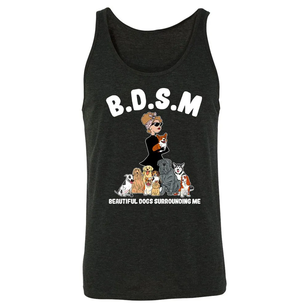 Unisex Jersey Tank - MHPVNNY7 - Charcoal Black Triblend - 5