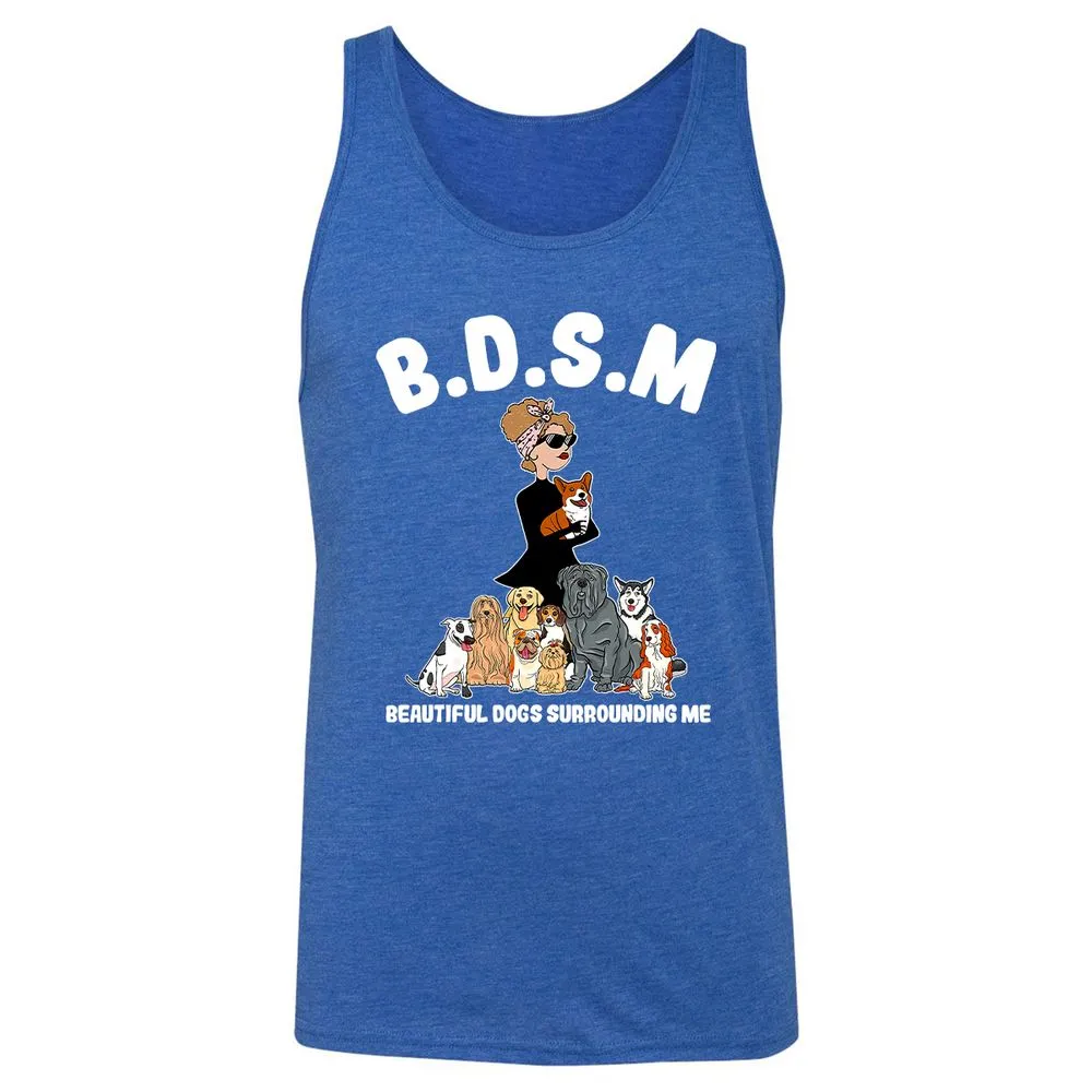 Unisex Jersey Tank - MHPVNNY7 - True Royal Triblend - 12
