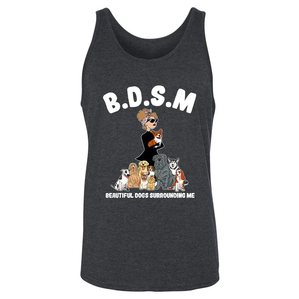 Unisex Jersey Tank - MHPVNNY7 - Dark Grey Heather - 6