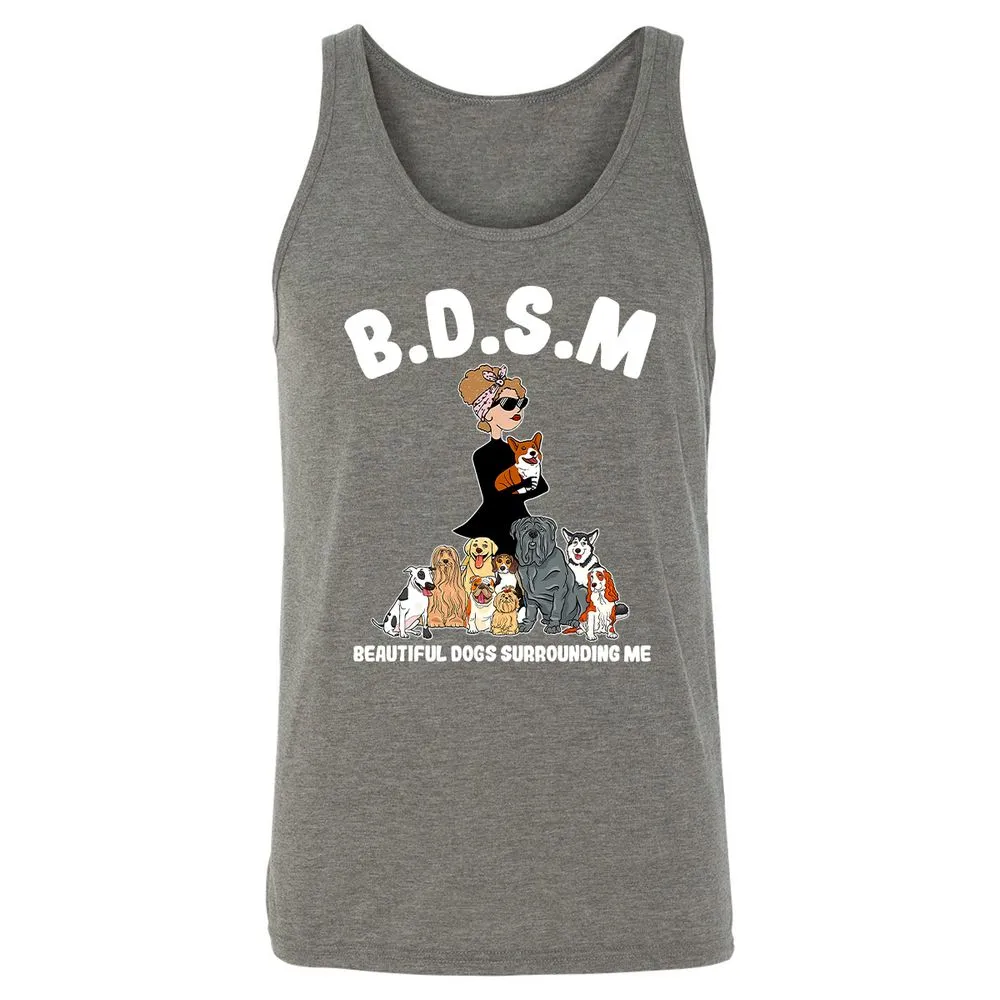 Unisex Jersey Tank - MHPVNNY7 - Grey Triblend - 8