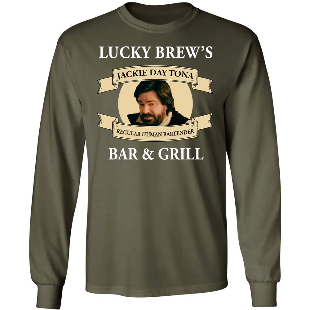 Long Sleeve T-Shirt - B44X1KDE - Military Green - 16