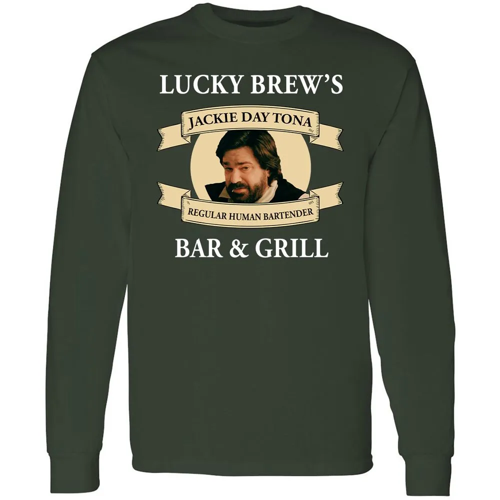 Long Sleeve T-Shirt - B44X1KDE - Forest Green - 4