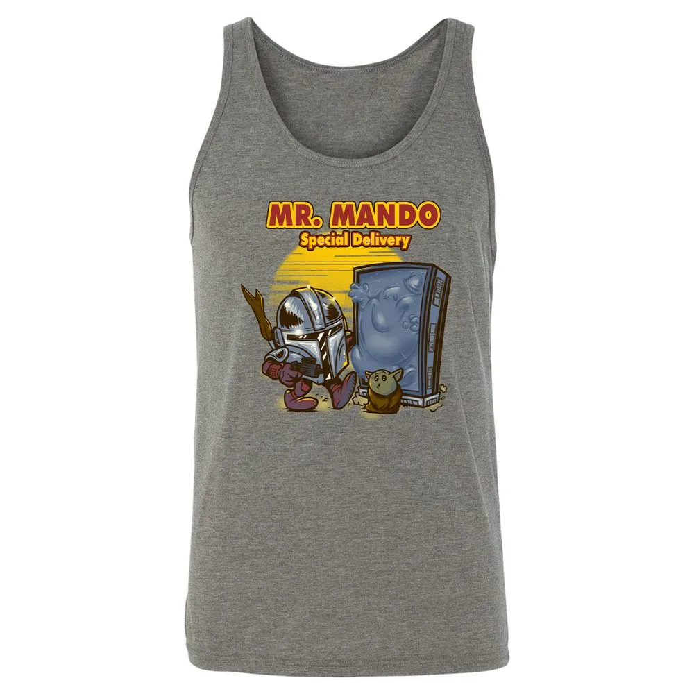 Unisex Jersey Tank - R2J6GG3F - Grey Triblend - 8