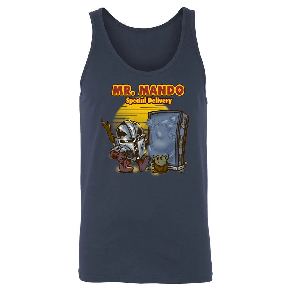 Unisex Jersey Tank - R2J6GG3F - Navy - 2