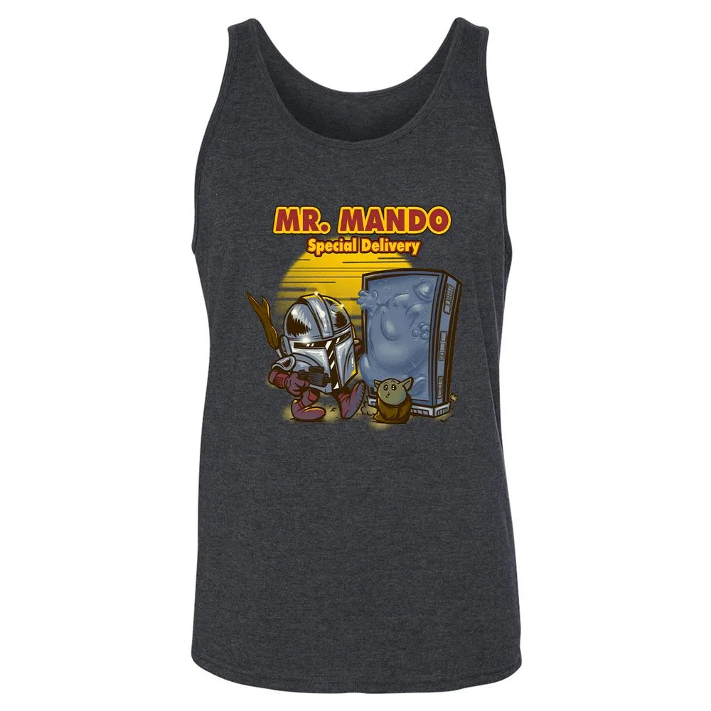 Unisex Jersey Tank - R2J6GG3F - Dark Grey Heather - 6
