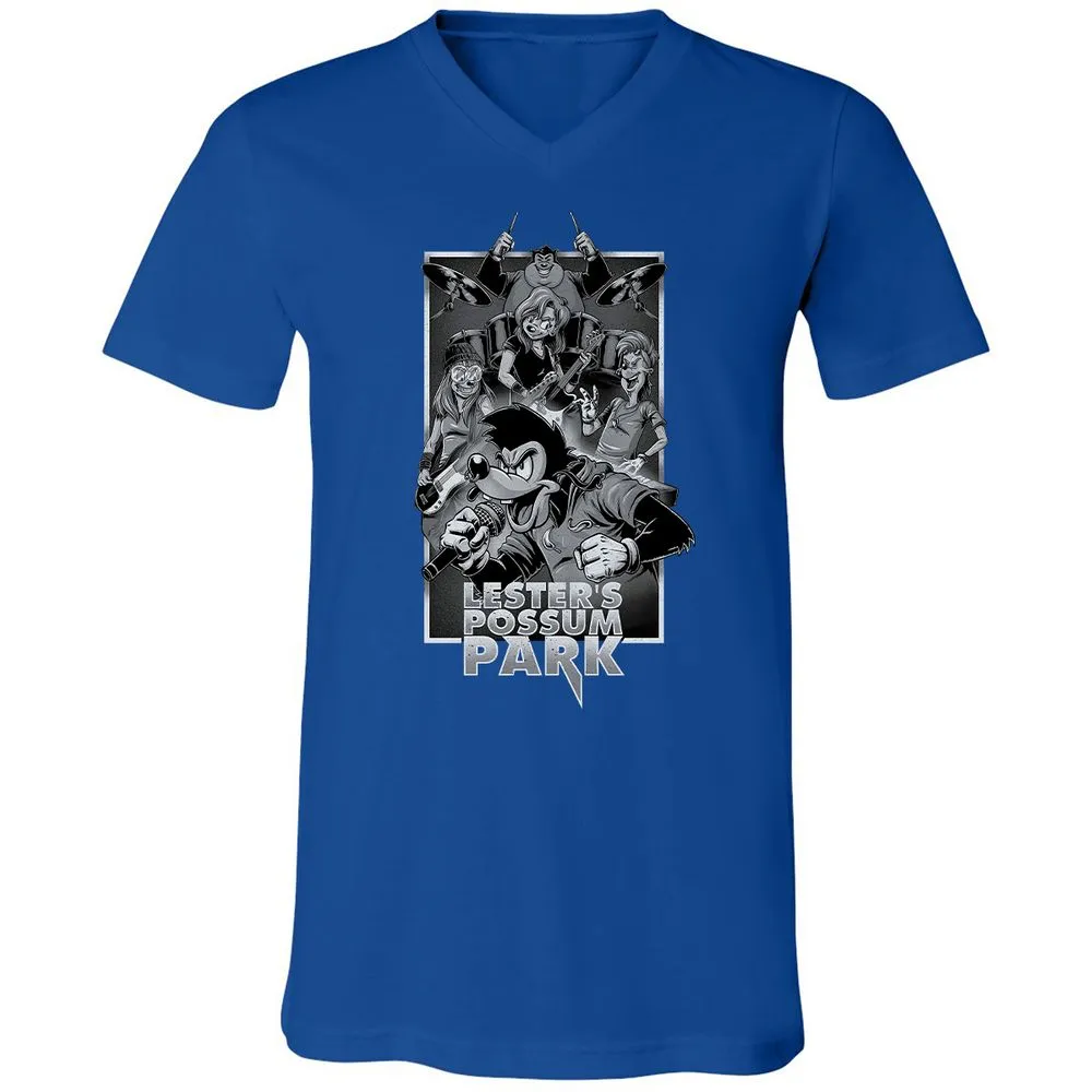 Unisex V-Neck T-Shirt - 76ZX1DL2 - True Royal - 4