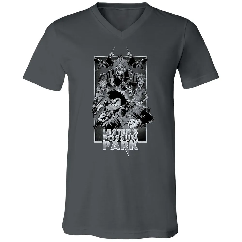 Unisex V-Neck T-Shirt - 76ZX1DL2 - Asphalt - 12