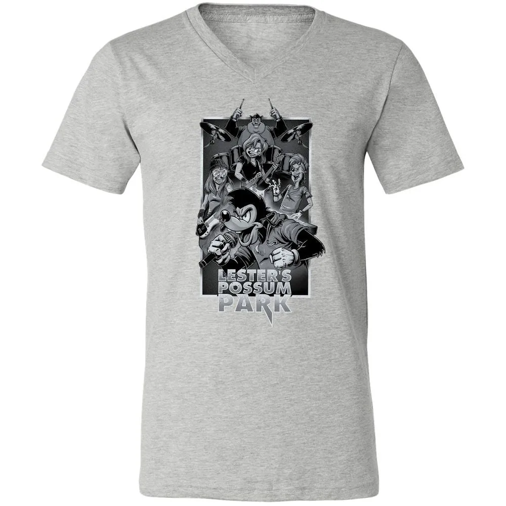 Unisex V-Neck T-Shirt - 76ZX1DL2 - Athletic Heather - 7