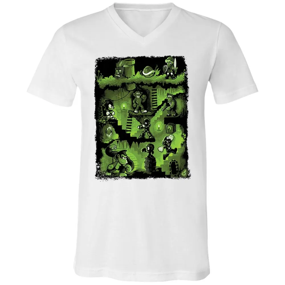 Unisex V-Neck T-Shirt - VPS9AUKL - White - 5