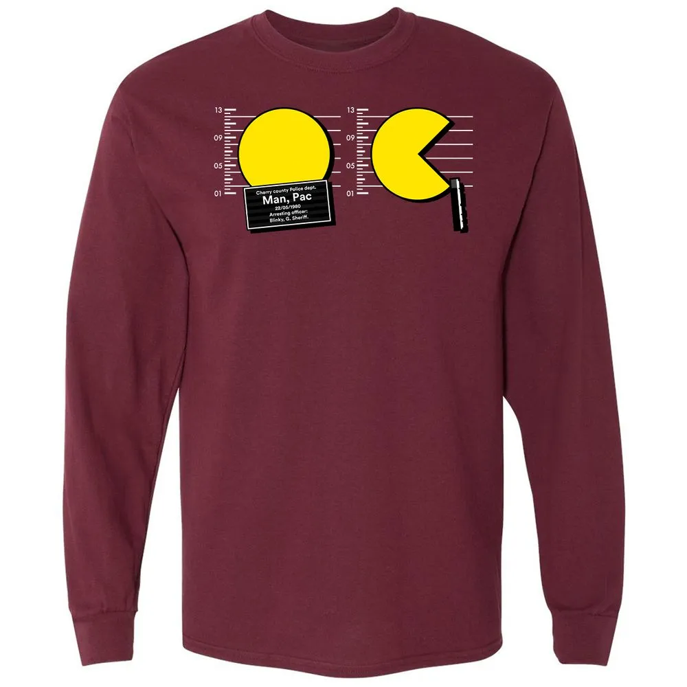 Long Sleeve T-Shirt - 3JPXNGZM - Maroon - 11