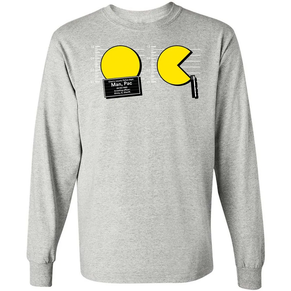 Long Sleeve T-Shirt - 3JPXNGZM - Ash - 7