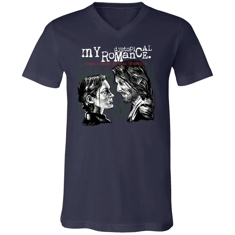 Unisex V-Neck T-Shirt - R7TR92ZB - Navy - 2