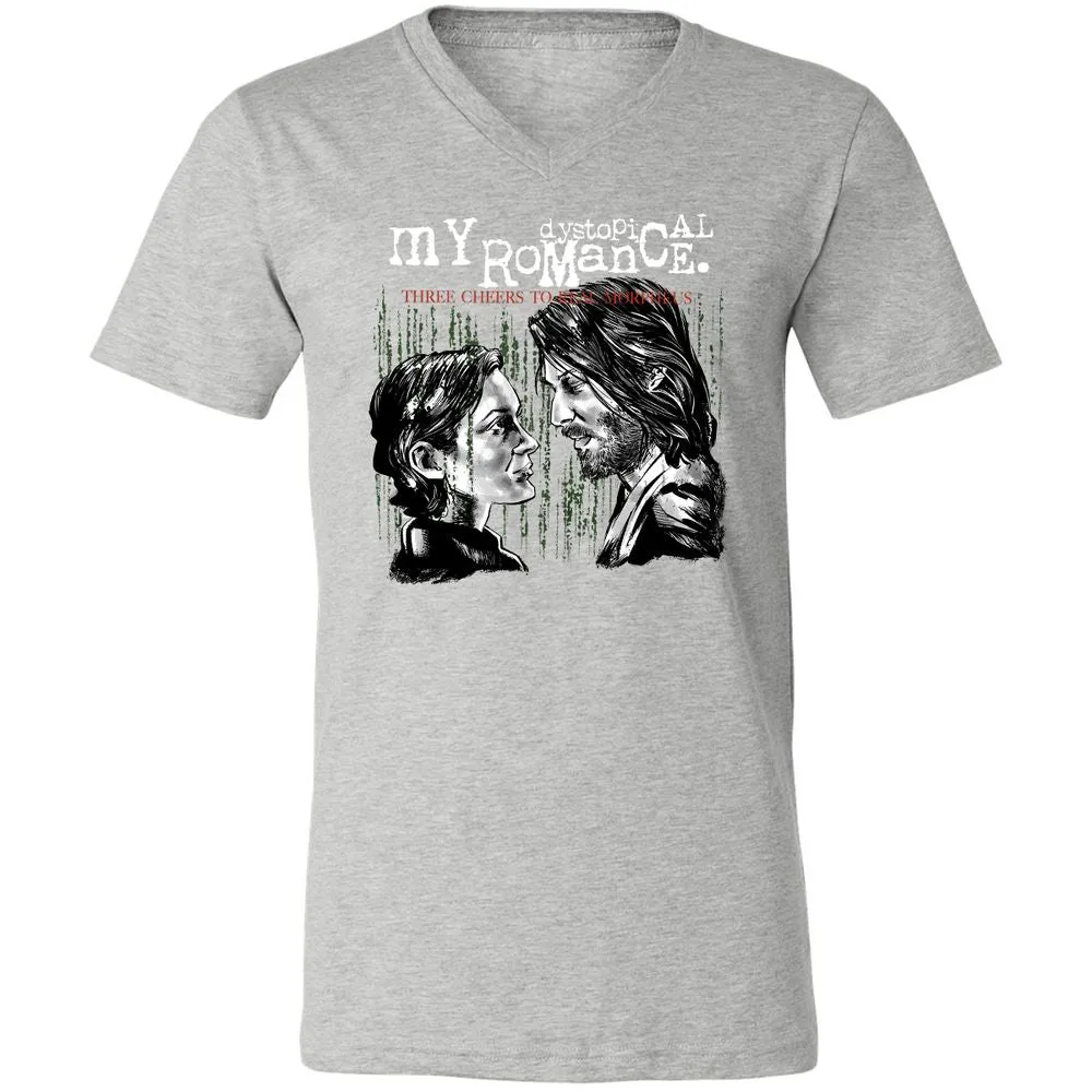 Unisex V-Neck T-Shirt - R7TR92ZB - Athletic Heather - 7