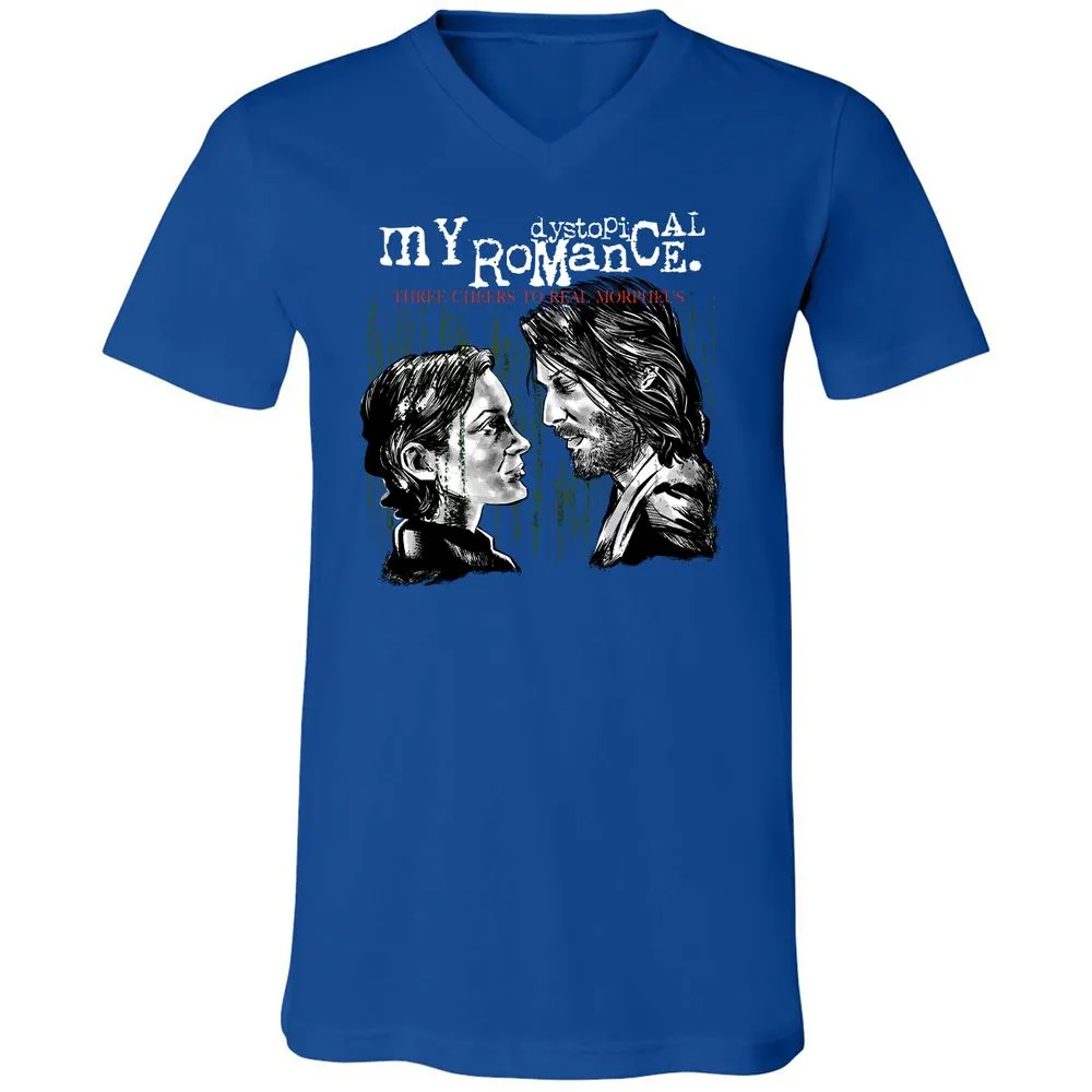 Unisex V-Neck T-Shirt - R7TR92ZB - True Royal - 4