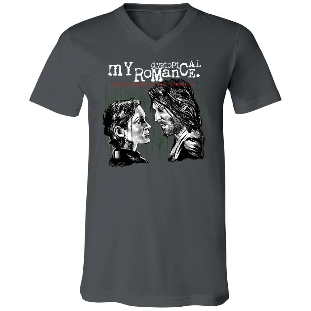 Unisex V-Neck T-Shirt - R7TR92ZB - Asphalt - 12