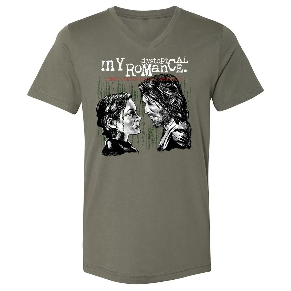 Unisex V-Neck T-Shirt - R7TR92ZB - Military Green - 10