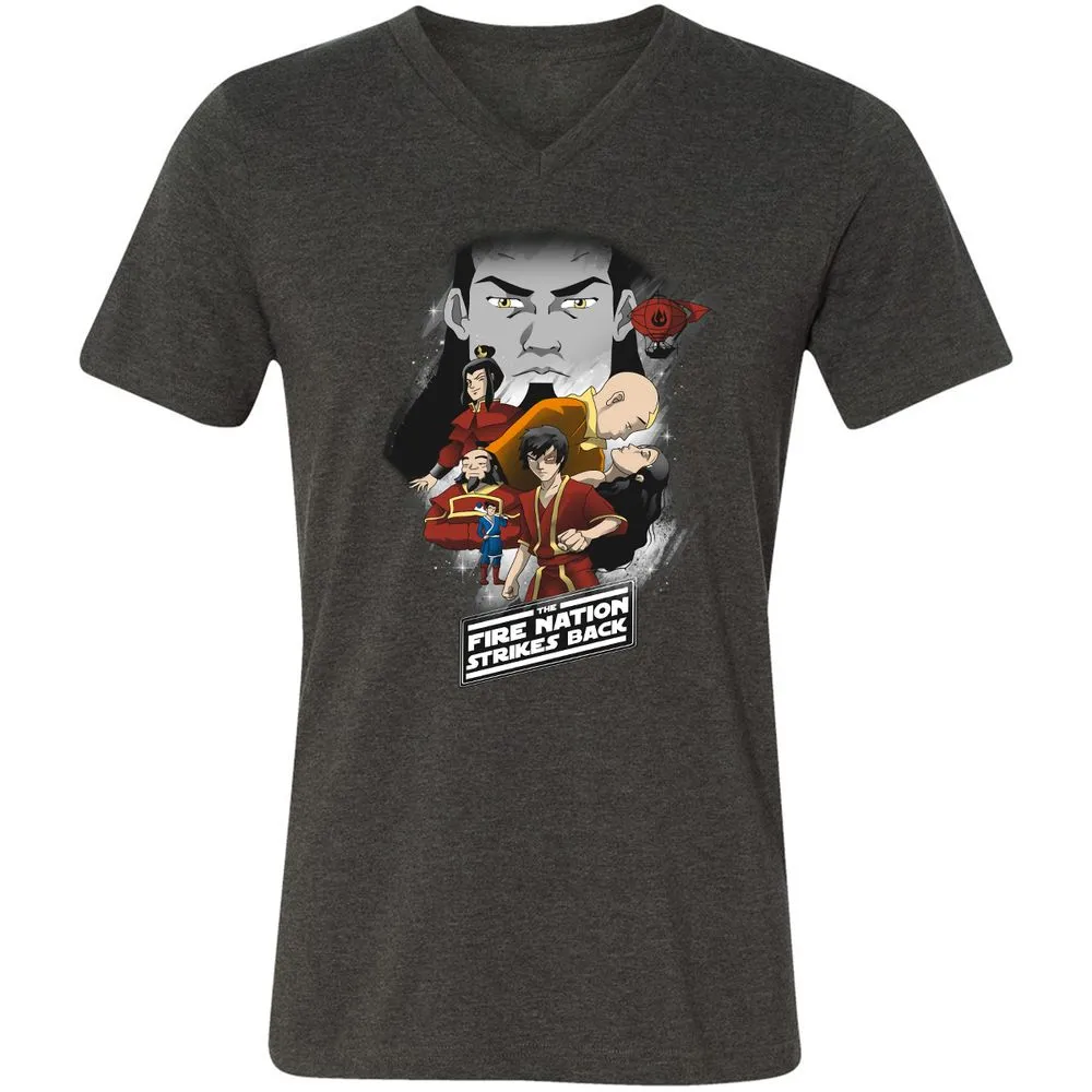 Unisex V-Neck T-Shirt - 2SYETPJV - Dark Grey Heather - 8