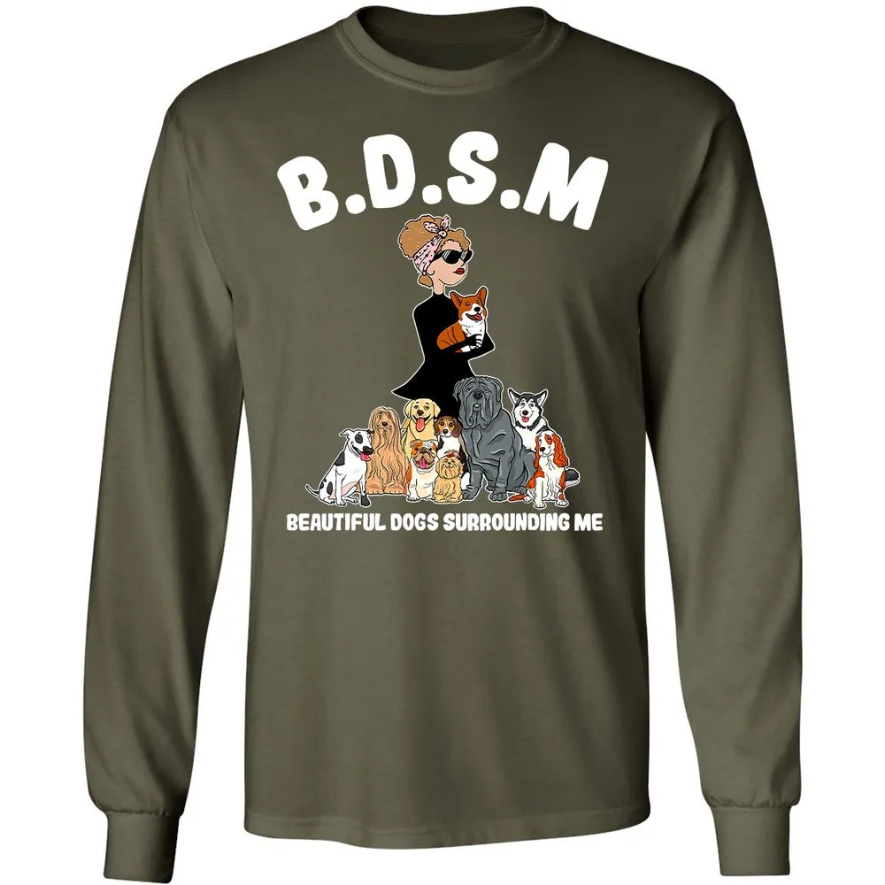 Long Sleeve T-Shirt - HCBXAN1U - Military Green - 16