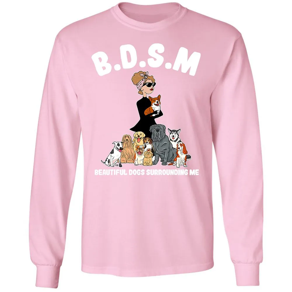 Long Sleeve T-Shirt - HCBXAN1U - Light Pink - 3
