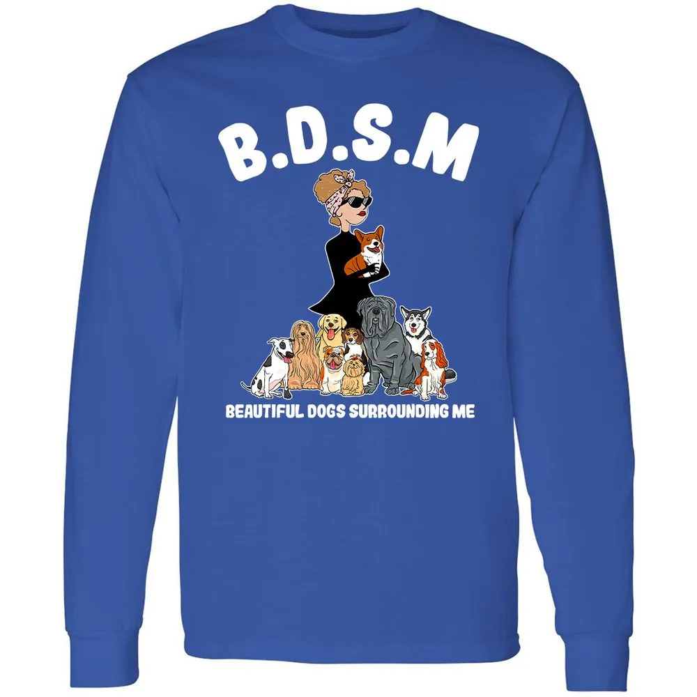 Long Sleeve T-Shirt - HCBXAN1U - Royal - 8
