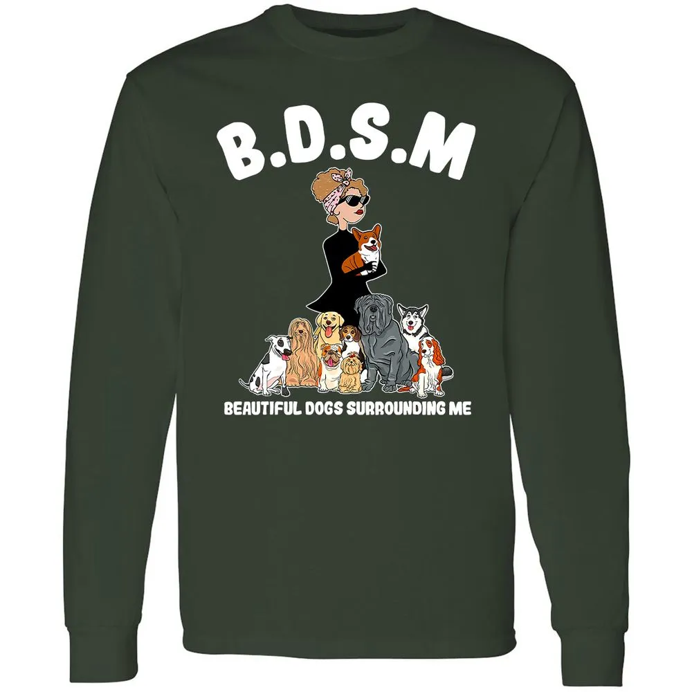 Long Sleeve T-Shirt - HCBXAN1U - Forest Green - 4