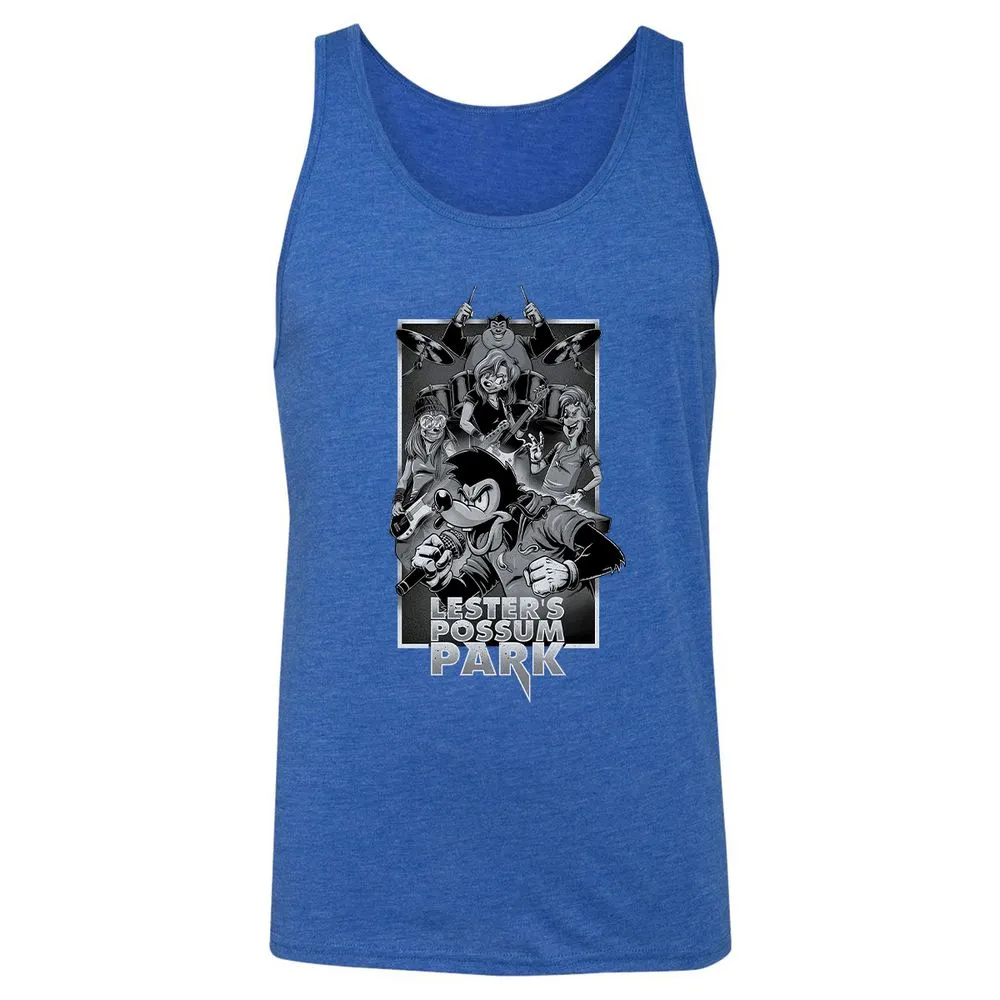Unisex Jersey Tank - YZCYKFFK - True Royal Triblend - 12