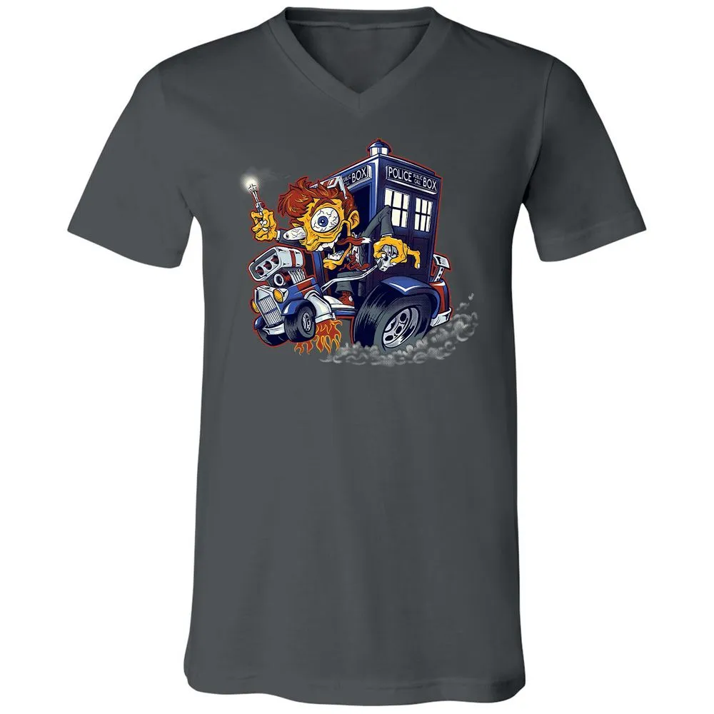 Unisex V-Neck T-Shirt - GPH5B3H6 - Asphalt - 12