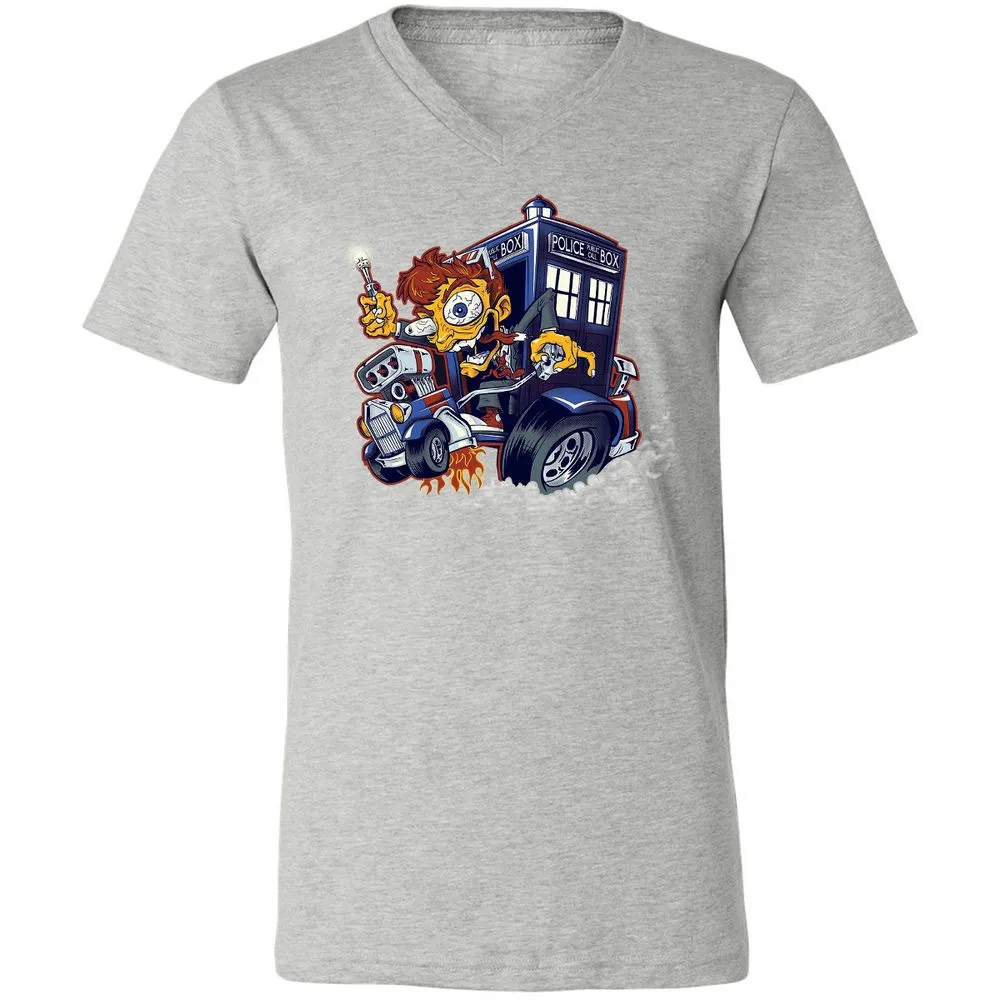 Unisex V-Neck T-Shirt - GPH5B3H6 - Athletic Heather - 7