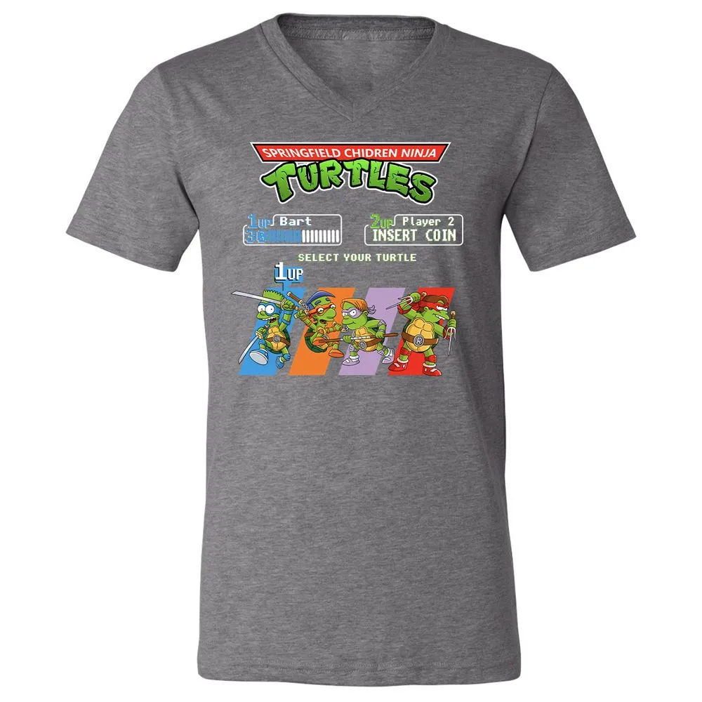 Unisex V-Neck T-Shirt - TXEL1Z9H - Deep Heather - 13