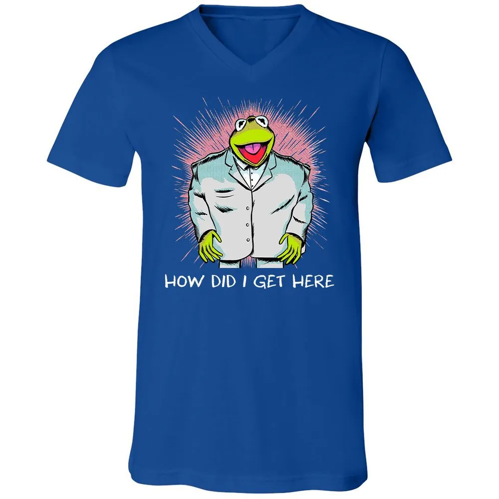 Unisex V-Neck T-Shirt - RMLZ74XY - True Royal - 4