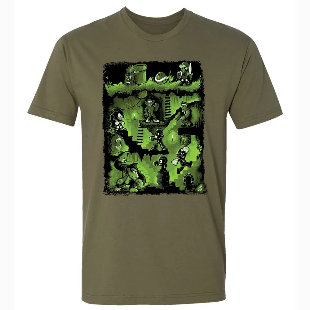 Premium Unisex T-Shirt - HQW8R6VF - Military Green - 5