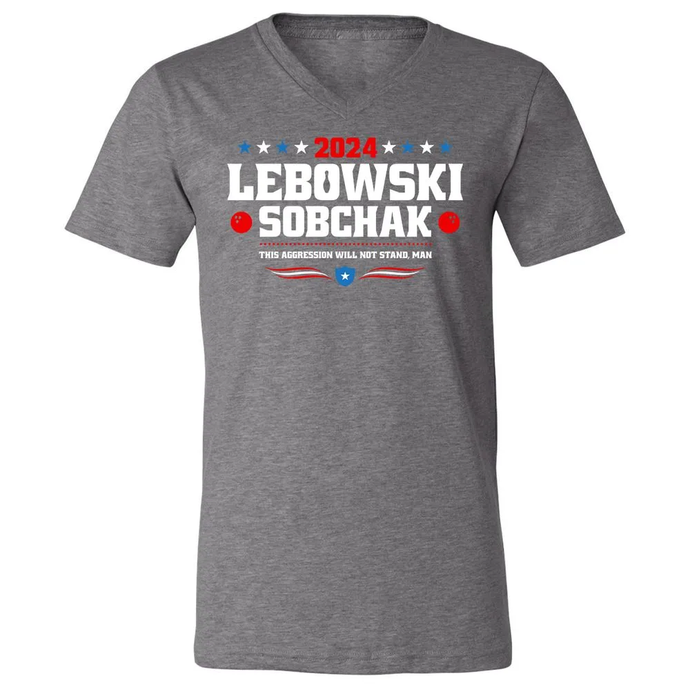 Unisex V-Neck T-Shirt - 6C97EU7V - Deep Heather - 13