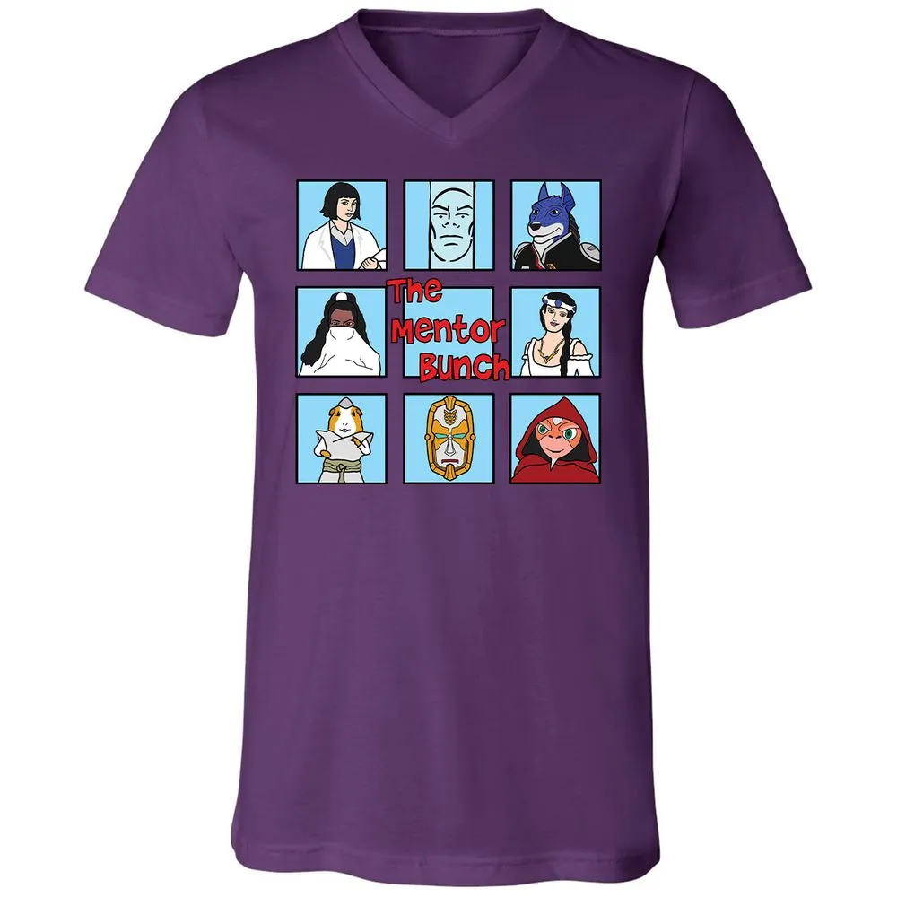 Unisex V-Neck T-Shirt - GMXKQ3HB - Team Purple - 9