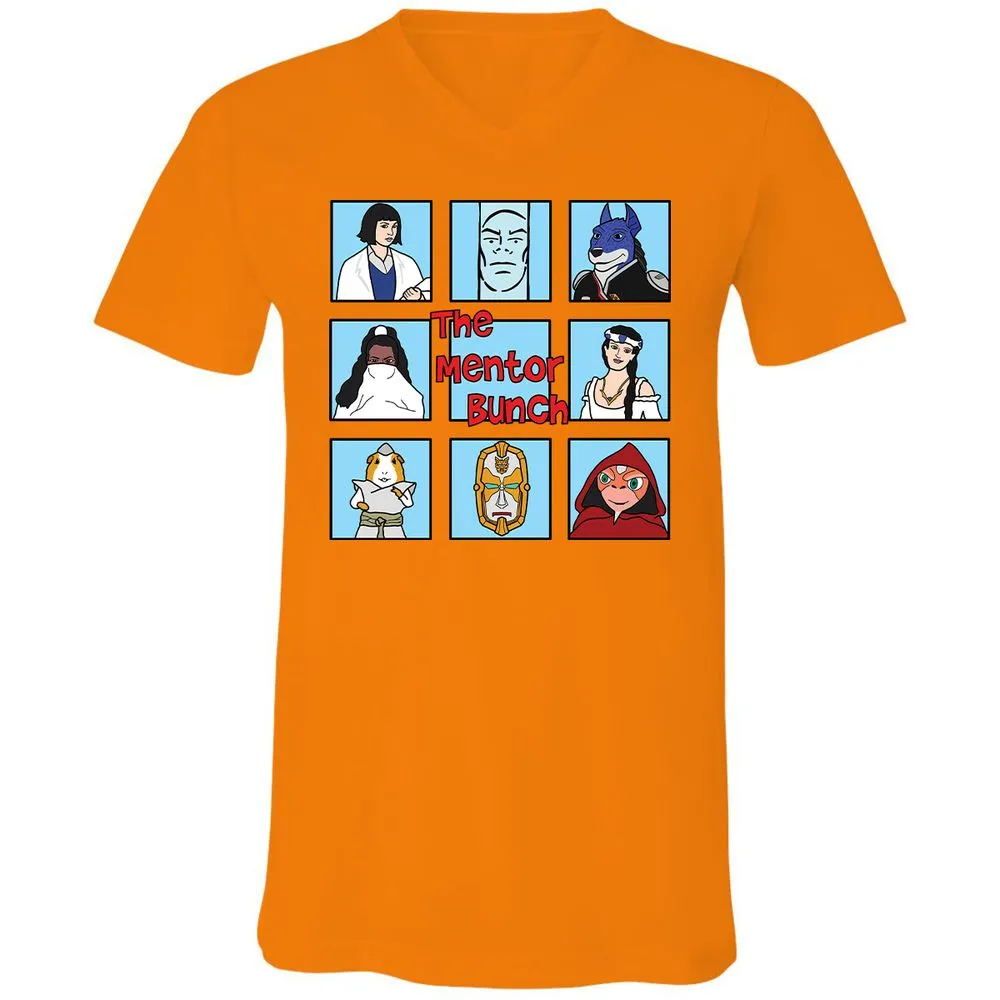 Unisex V-Neck T-Shirt - GMXKQ3HB - Orange - 11