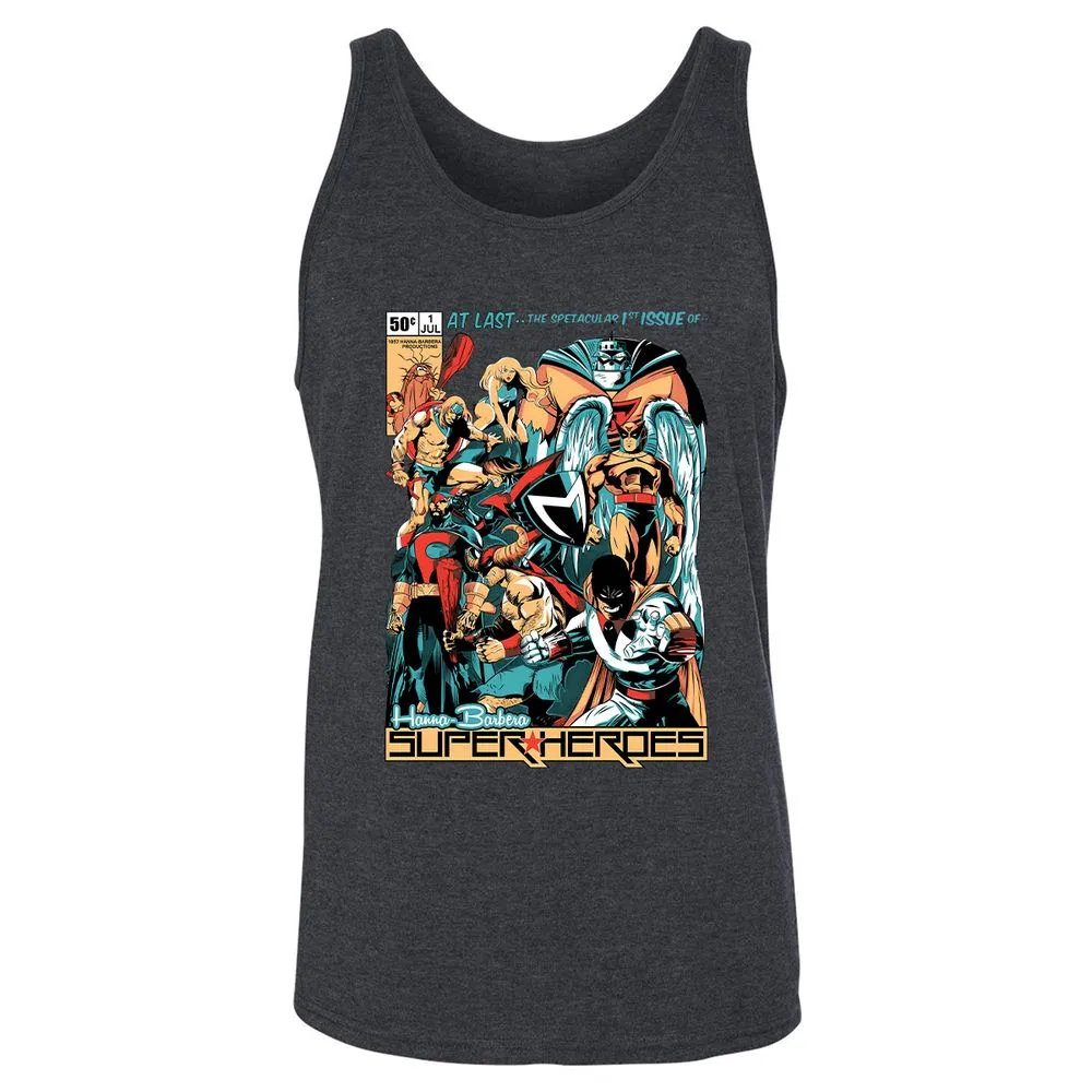 Unisex Jersey Tank - GC8RNG61 - Dark Grey Heather - 6
