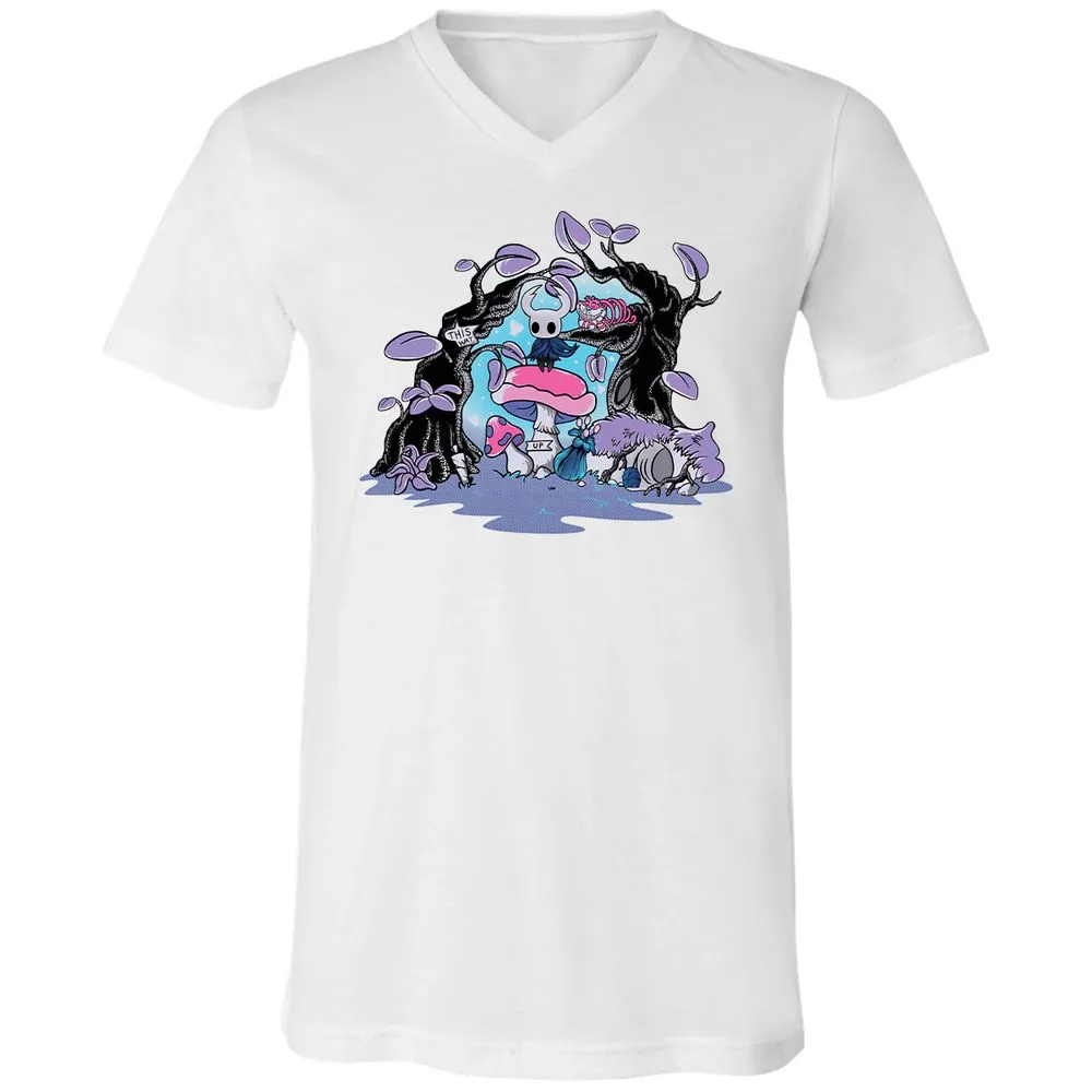 Unisex V-Neck T-Shirt - YFHR4NY1 - White - 5