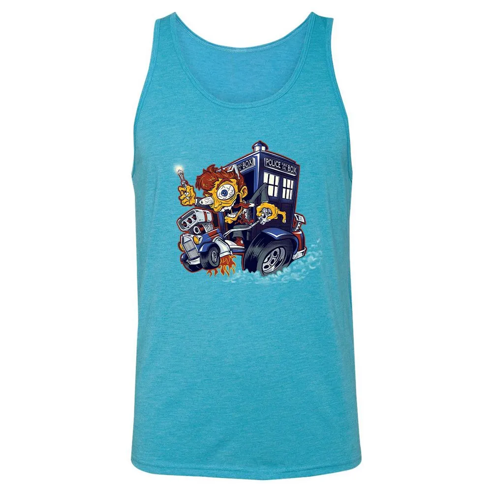 Unisex Jersey Tank - V8NVBWZN - Aqua Triblend - 3