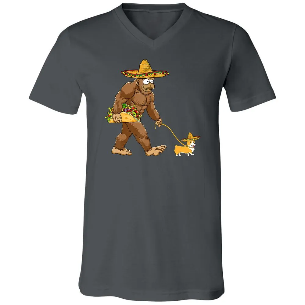 Unisex V-Neck T-Shirt - FN9J1HTS - Asphalt - 12