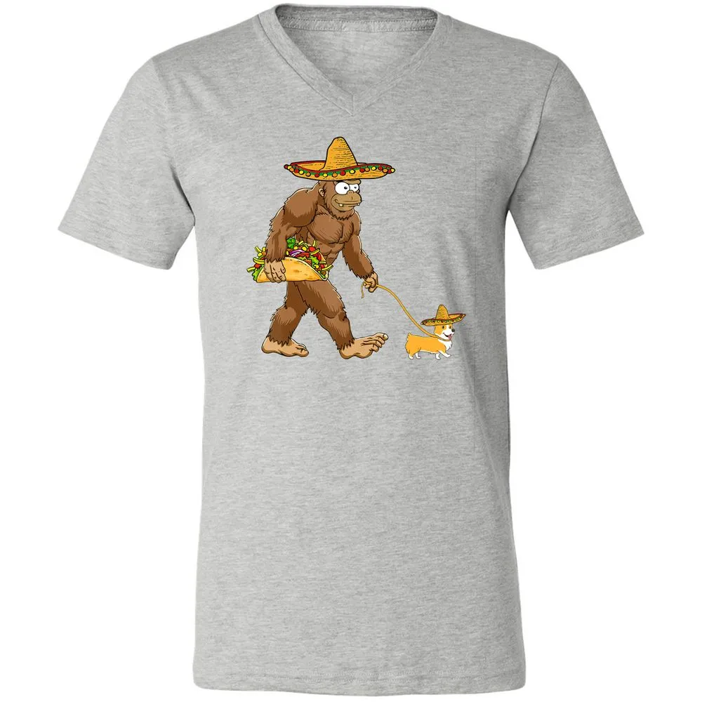 Unisex V-Neck T-Shirt - FN9J1HTS - Athletic Heather - 7