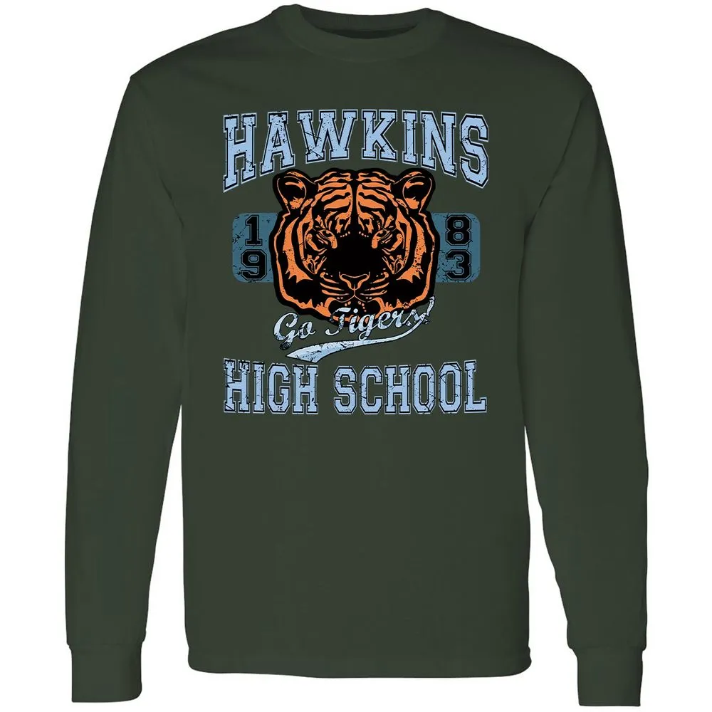 Long Sleeve T-Shirt - 51CY5ZMR - Forest Green - 4