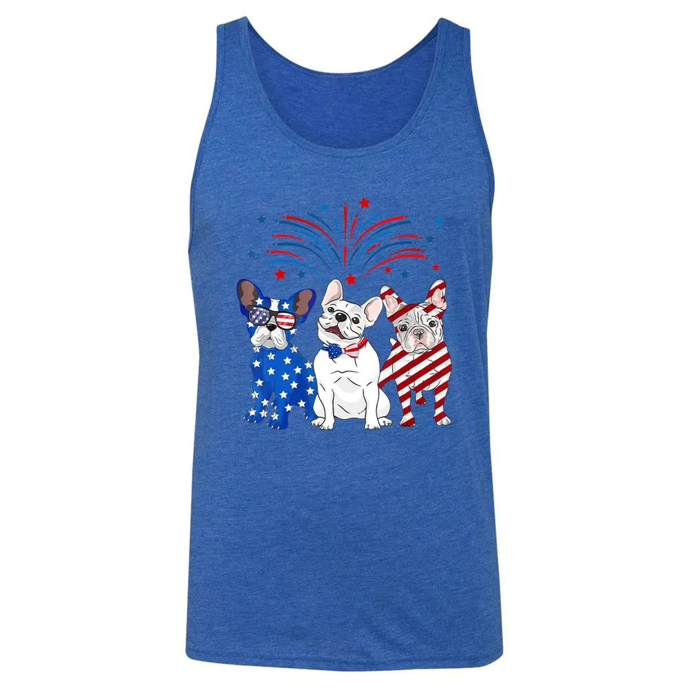 Unisex Jersey Tank - AXUUDGEK - True Royal Triblend - 12