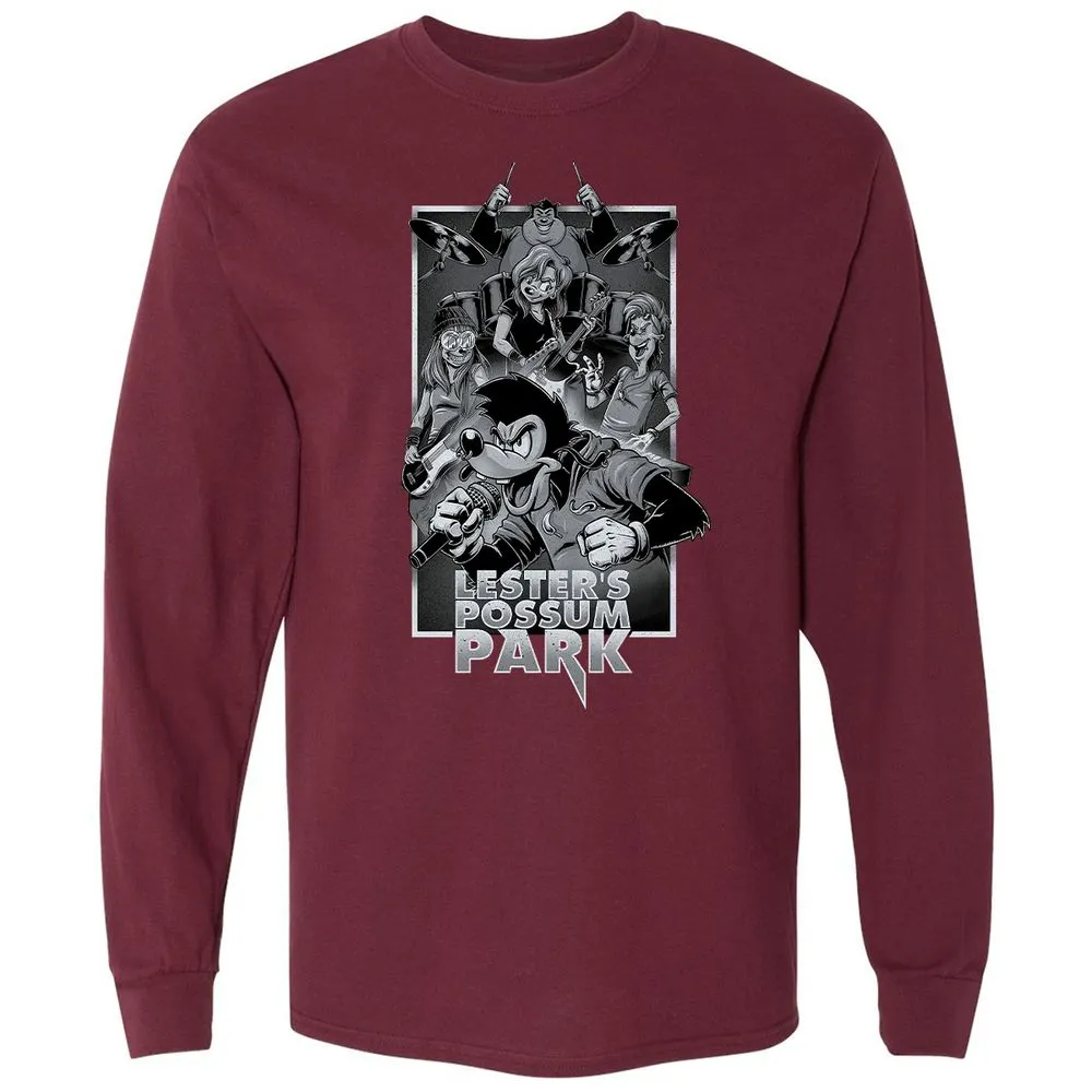 Long Sleeve T-Shirt - WYCD3QCT - Maroon - 11