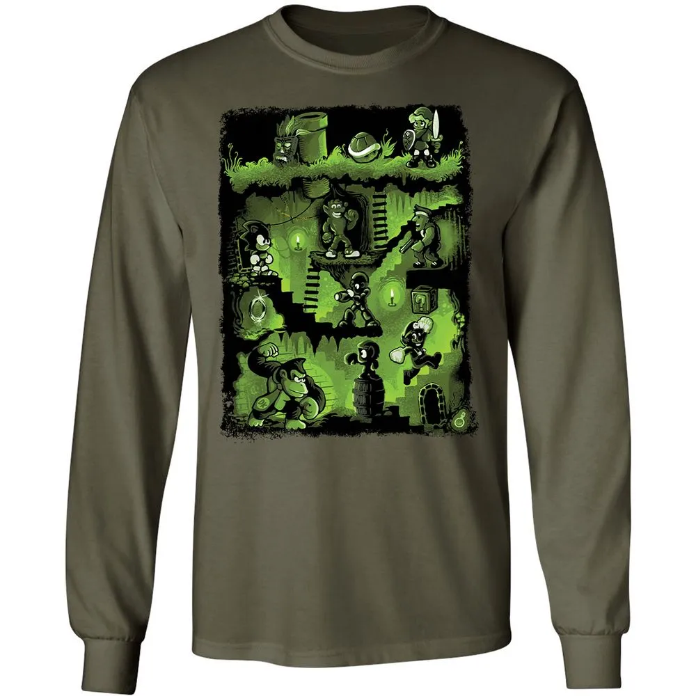 Long Sleeve T-Shirt - 2PY8ZN9R - Military Green - 16