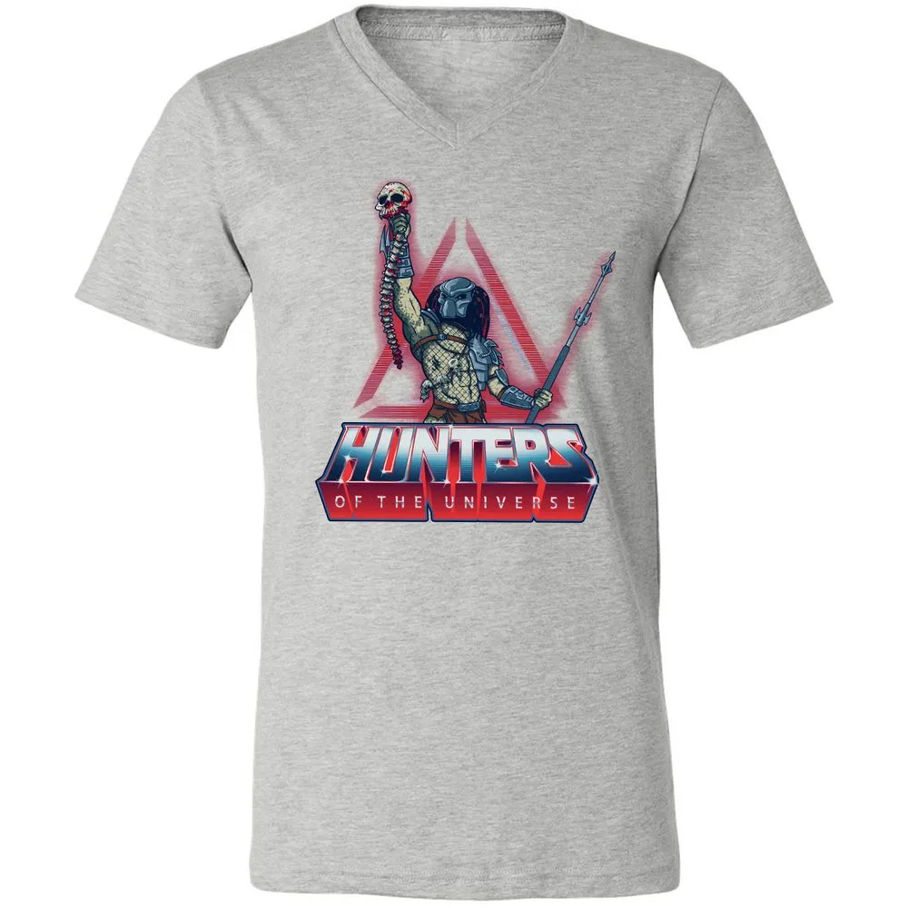 Unisex V-Neck T-Shirt - CSETMA4Z - Athletic Heather - 7