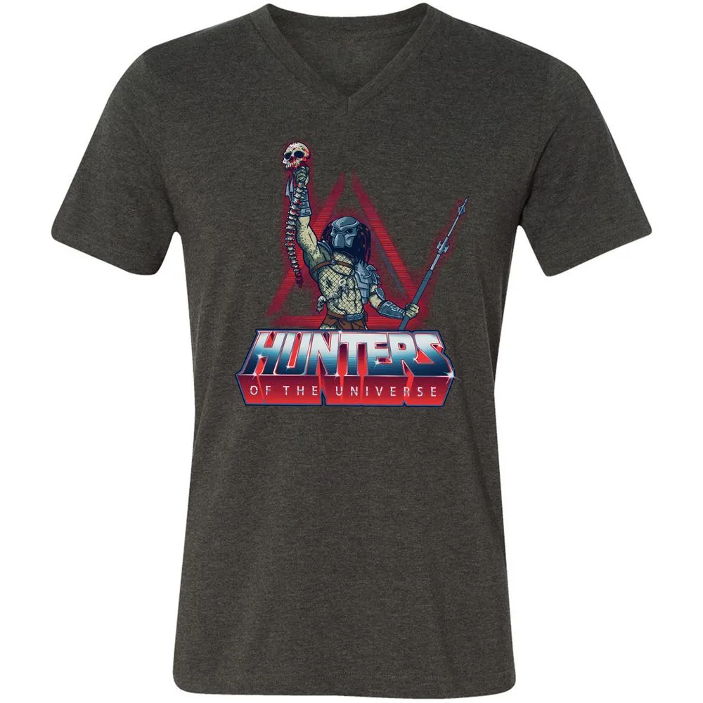 Unisex V-Neck T-Shirt - CSETMA4Z - Dark Grey Heather - 8