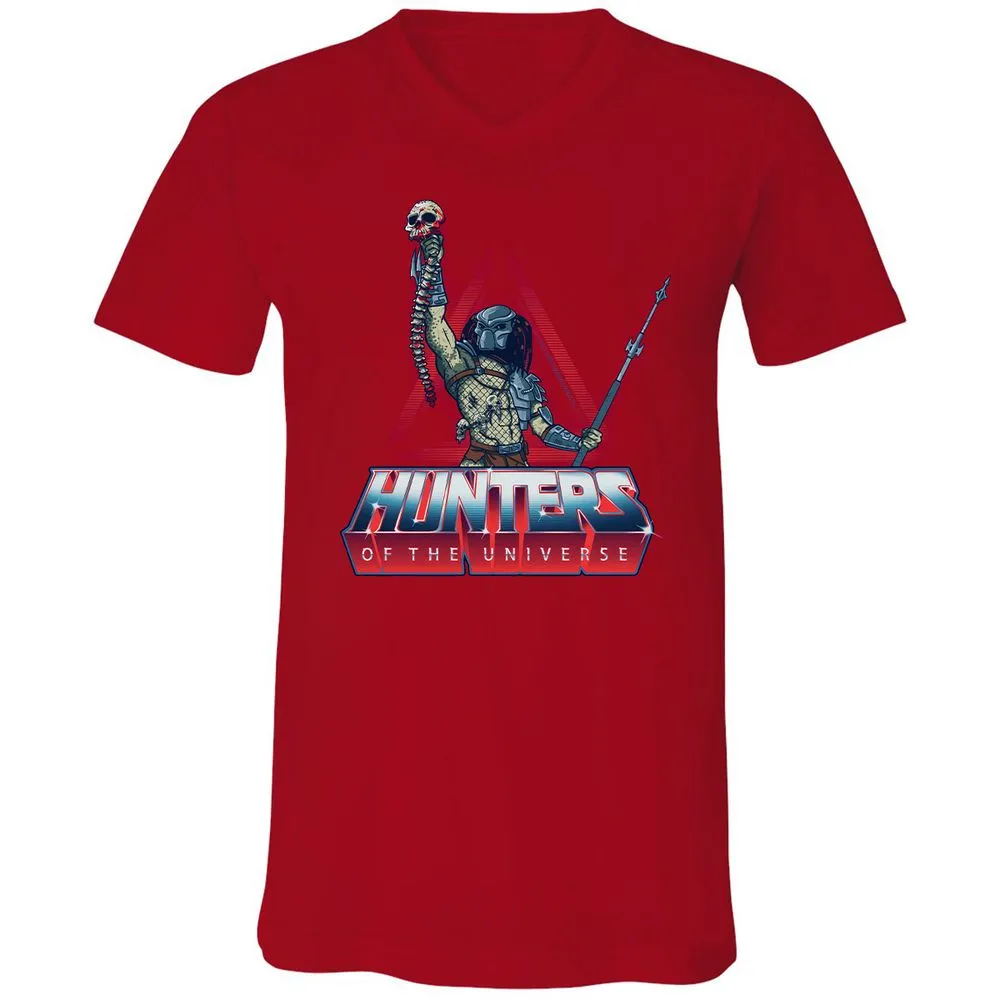 Unisex V-Neck T-Shirt - CSETMA4Z - Red - 3