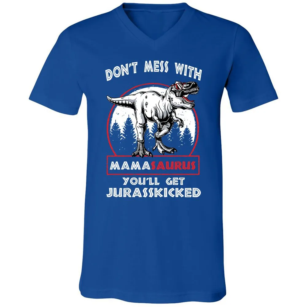 Unisex V-Neck T-Shirt - 4LGLSJLV - True Royal - 4