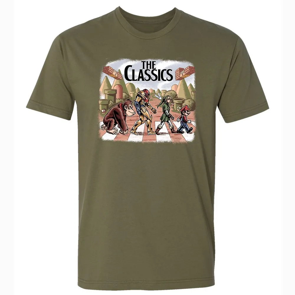 Premium Unisex T-Shirt - 9894NQF6 - Military Green - 5
