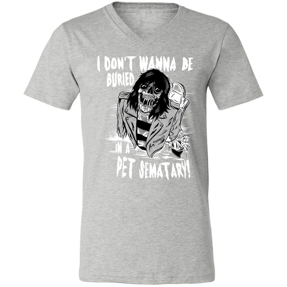 Unisex V-Neck T-Shirt - 52U8K8U5 - Athletic Heather - 7