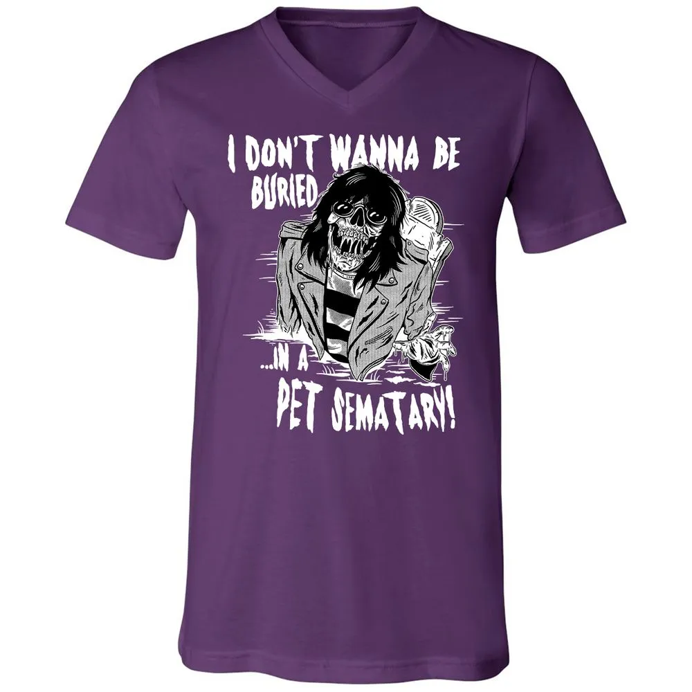 Unisex V-Neck T-Shirt - 52U8K8U5 - Team Purple - 9